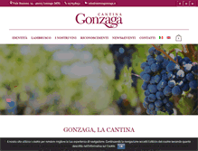 Tablet Screenshot of cantinagonzaga.it